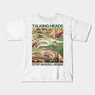 ••• Talking Heads ••• Aesthetic Fan Art Retro Kids T-Shirt